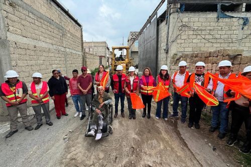 Inicia Omar Sánchez nuevas obras de pavimentación en Calimaya: “Calles dignas para todos”
